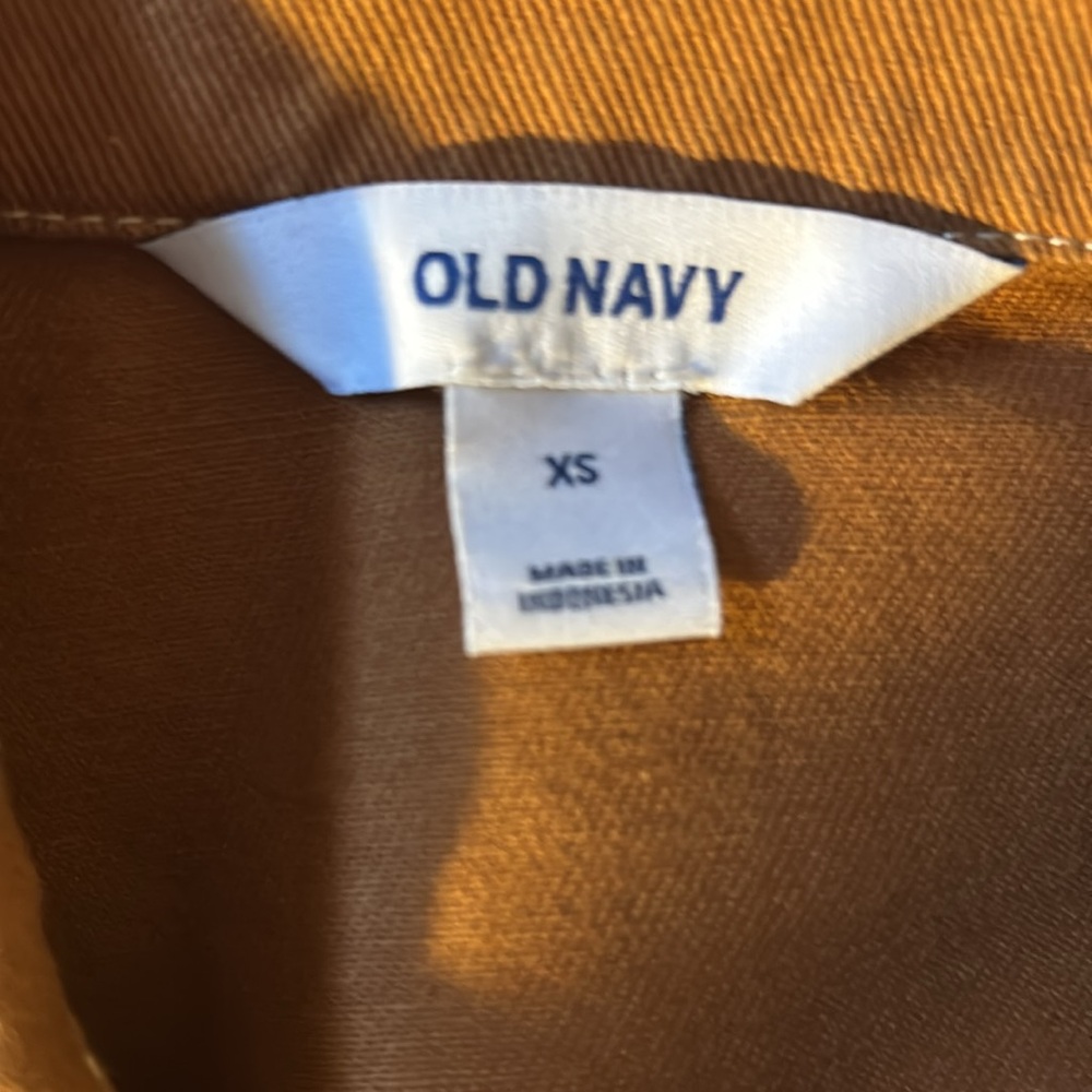 Old Navy jacket duo. Pink jacket: NWT size S. Brown jacket worn once size XS - Picture 3 of 7